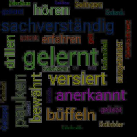 synonym gelernt|gelernte synonyme.